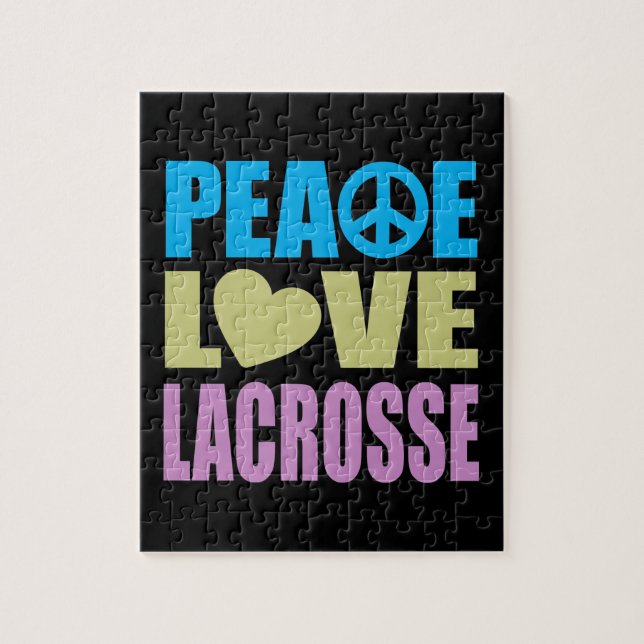 Puzzle Amor LaCrosse de la paz (Vertical)