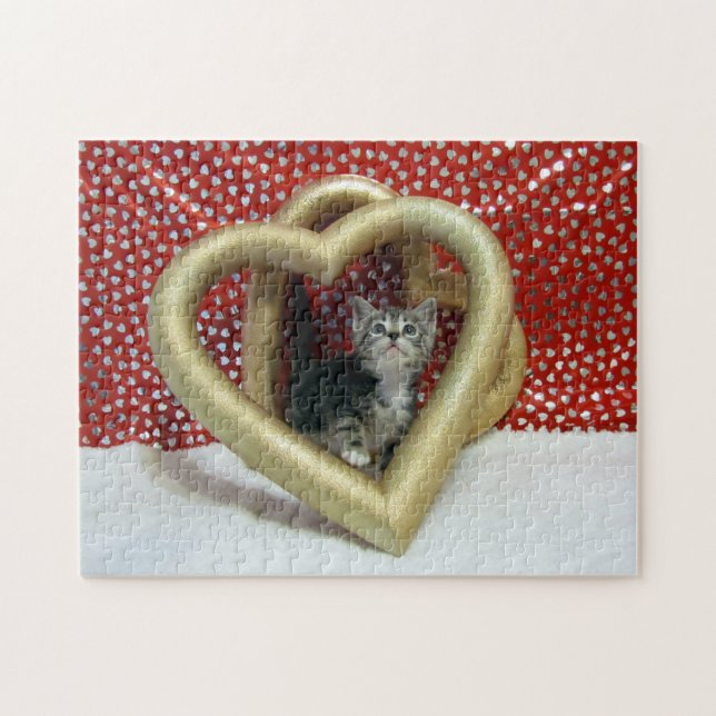 Puzzle Amor, Lilo - Gato lindo (Horizontal)