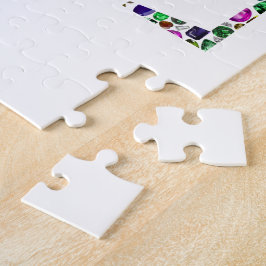 Puzzle Amor y paz - Diseño de Letras Gemstone