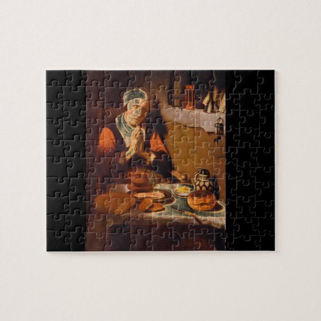 Puzzle Amos de un Praying_Dutch de la mujer mayor (Horizontal)