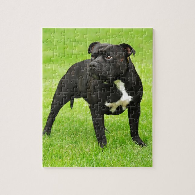 Puzzle Amstaff negro (Vertical)