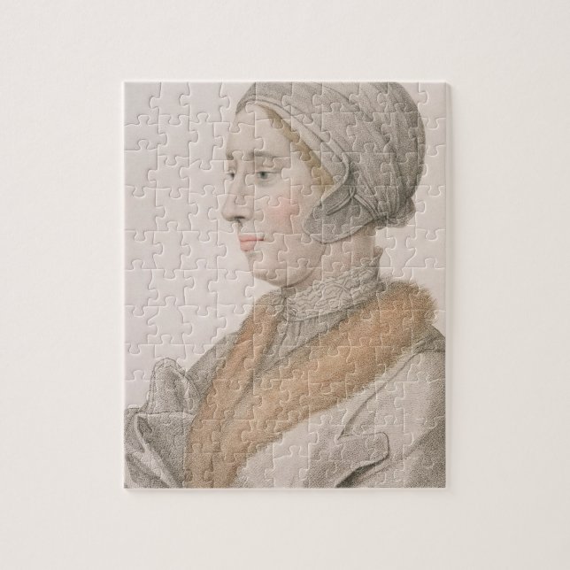 Puzzle Ana Bolena (1507-36) grabado por Francisco Bartol (Vertical)