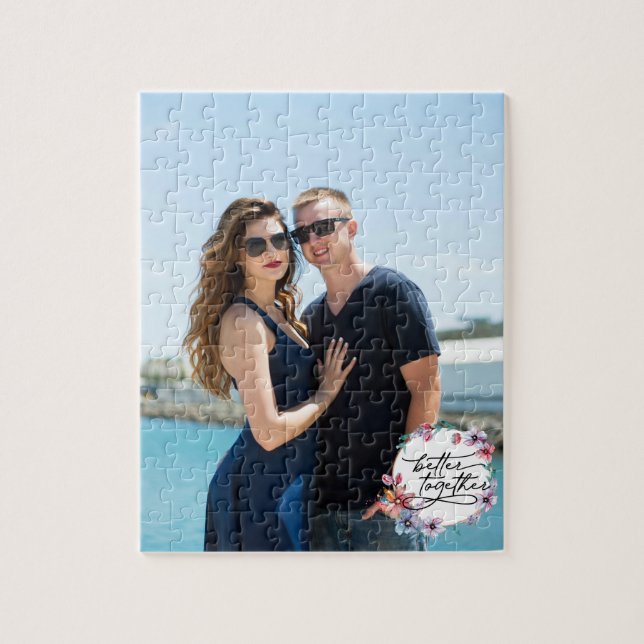 Puzzle Añade tu foto - Mejor juntos (Vertical)
