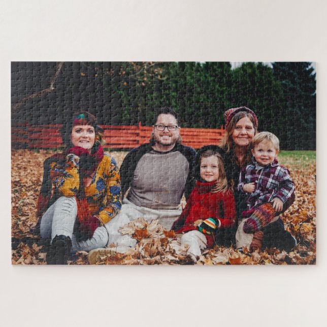 Puzzle Añadir la foto de la familia favorita a esta (Horizontal)