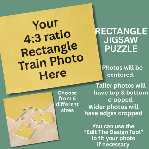 Puzzle Añadir su propia foto del Rectángulo del tren