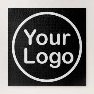 Puzzle Añadir su propio logotipo   Fondo negro