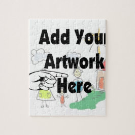 Puzzle Añadir su propio trabajo artístico o trabajo infan