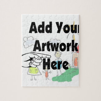 Puzzle Añadir su propio trabajo artístico o trabajo infan