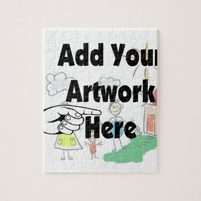 Puzzle Añadir su propio trabajo artístico o trabajo infan (Vertical)
