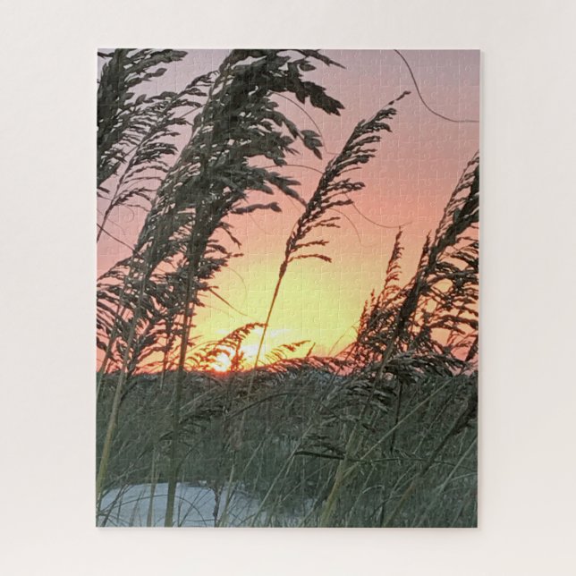 Puzzle Anastasia Sea Oat Sunset en Florida (Vertical)