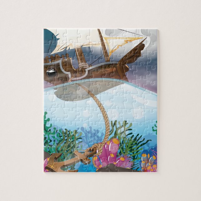 Puzzle Ancla del Caribe (Vertical)