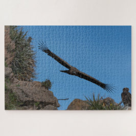 Puzzle Andes condor in Colca Canyon, Peru