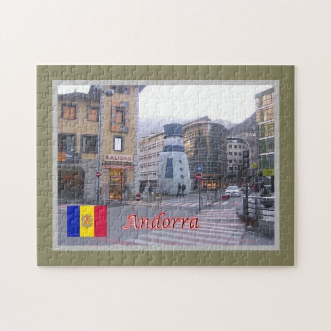 Puzzle Andorra - (Horizontal)