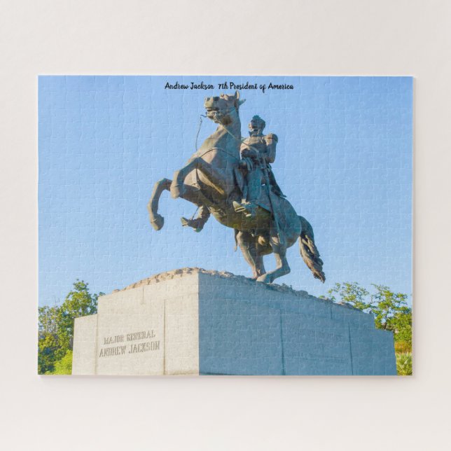 Puzzle Andrew Jackson 7º presidente de América. (Horizontal)