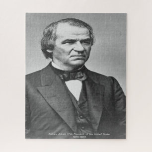 Puzzle Andrew Johnson 17.º presidente de América.