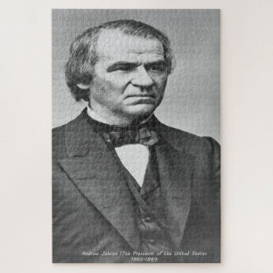 Puzzle Andrew Johnson 17.º presidente de América.