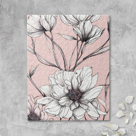 Puzzle Anémona Floral Elegante