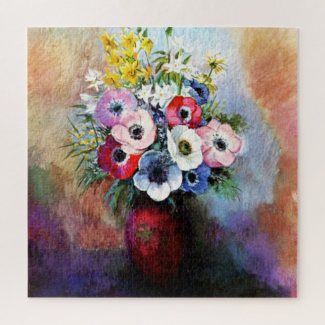 Puzzle Anemones de Odilon Redon (Vertical)