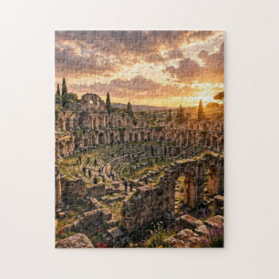 Puzzle Anfiteatro Antiguo al Atardecer