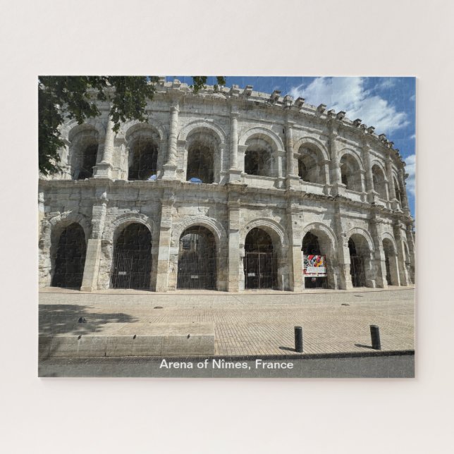 Puzzle Anfiteatro Romano, Nimes, Francia en una (Horizontal)