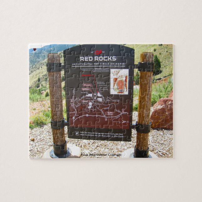 Puzzle Anfitrión de rock de Colorado (Horizontal)