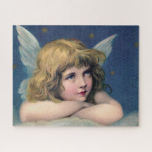 Ángel celestial soñando despierto en una nube en e