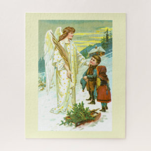 Puzzle Ángel con niños