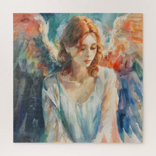 Puzzle Ángel de la Guarda Cristianismo Acuarela