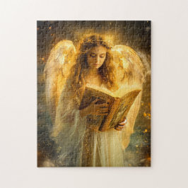 Puzzle Ángel de la Sabiduría Divina con Biblia