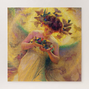 Puzzle “Ángel de los Pájaros” de Franz Dvorak