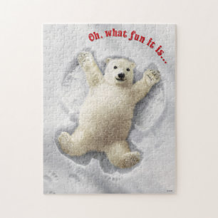 Puzzle Ángel de nieve realmente grande