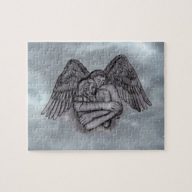 Puzzle Angel Eros en el amor (Horizontal)