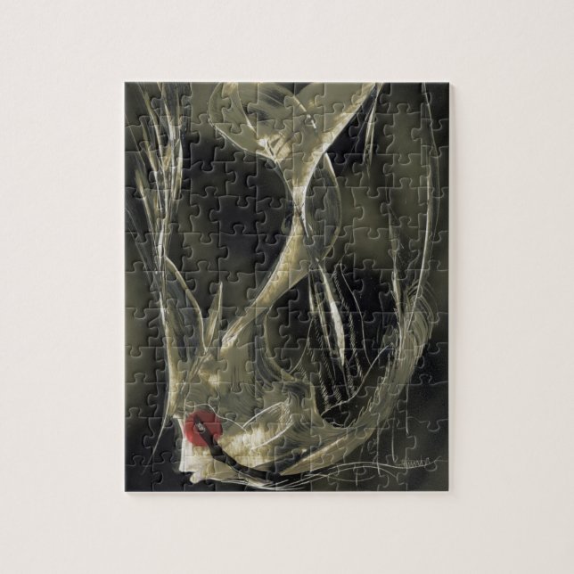 Puzzle Angel Fish (Vertical)