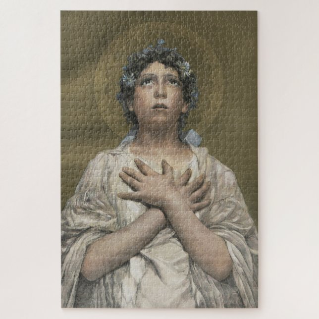 Puzzle Ángel navidades (de Erulo Eroli) (Vertical)