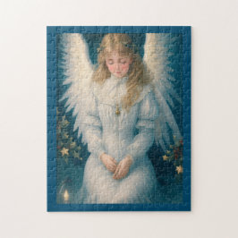 Puzzle Ángel Navidades victorianos de época