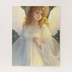 Puzzle Ángel Navidades victorianos de época