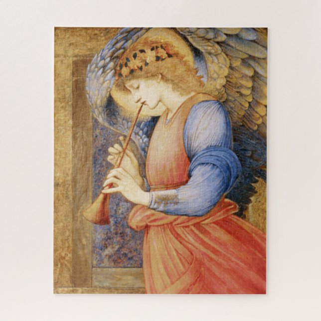 Puzzle Angel Playing a Flageolet (de Edward Burne-Jones) (Vertical)