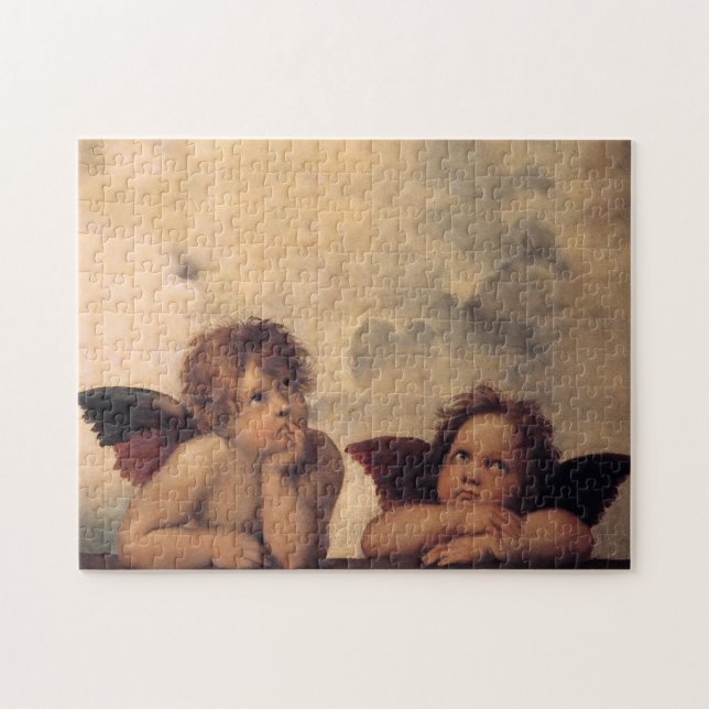 Puzzle Ángel Puzzle, Navidades Bellas Artes de Raphael en (Horizontal)