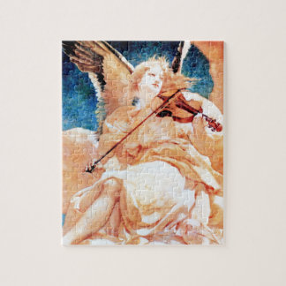 Puzzle Ángel que juega la pintura del violín