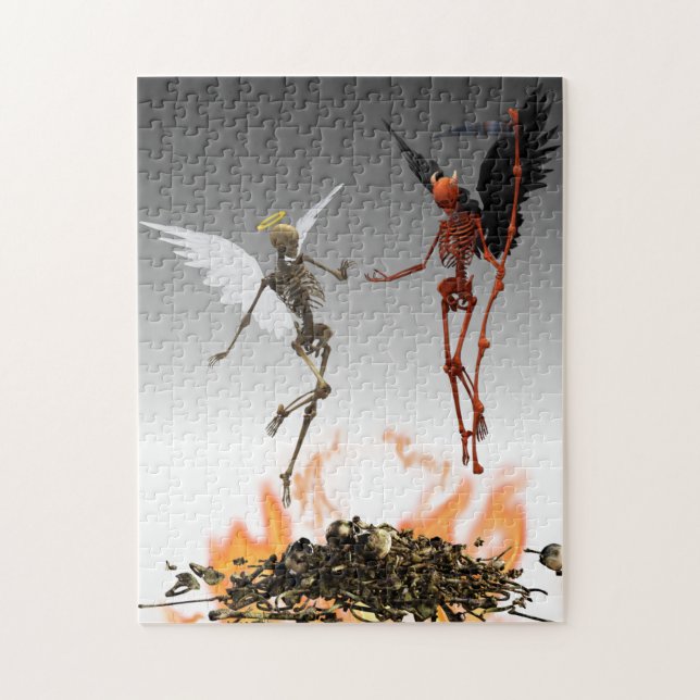 Puzzle Angel Skeleton Demon Devil (Vertical)