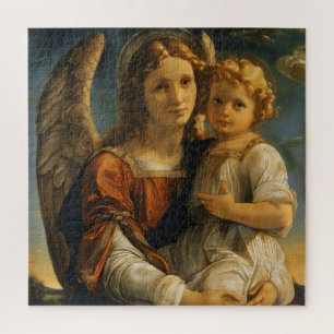 Puzzle Ángel y niño Jesús