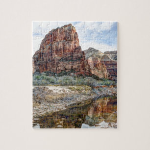Puzzle Ángeles del parque nacional de Zion que aterrizan