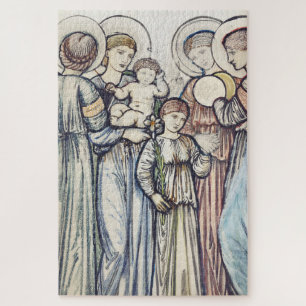 Puzzle Ángeles y Niños por Sir Edward Burne–Jones