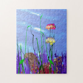 Puzzle Angelfish 3D colorido