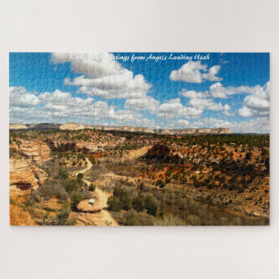 Puzzle Angels Landing Utah. Saludos de Navidad