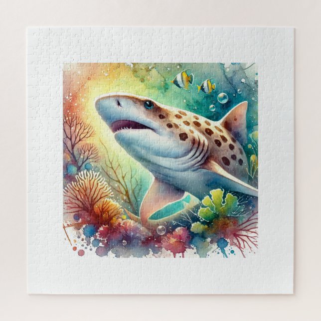Puzzle Angelshark painting 210724AREF147 - Watercolor (Vertical)