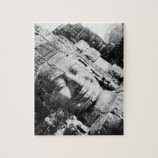 Puzzle Angkor Camboya, Cabeza El Bayon (Vertical)