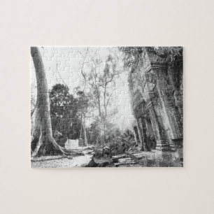 Puzzle Angkor Camboya, detalles Ta Prohm