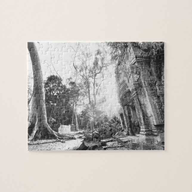 Puzzle Angkor Camboya, detalles Ta Prohm (Horizontal)