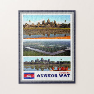 Puzzle Angkor Wat - Camboya - Mosaico -
